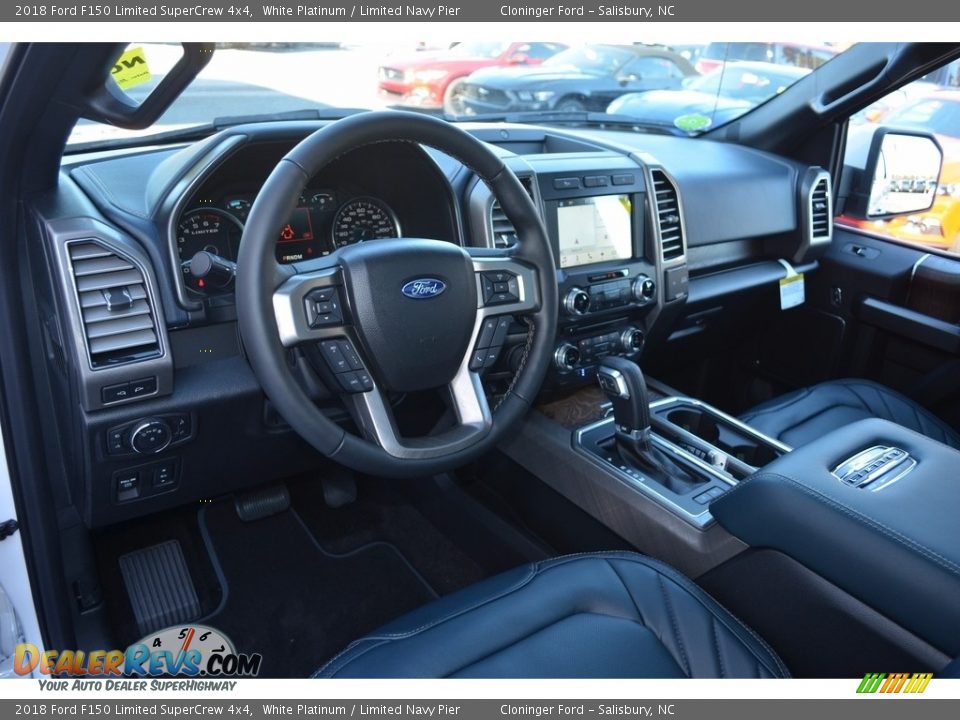 Dashboard of 2018 Ford F150 Limited SuperCrew 4x4 Photo #10