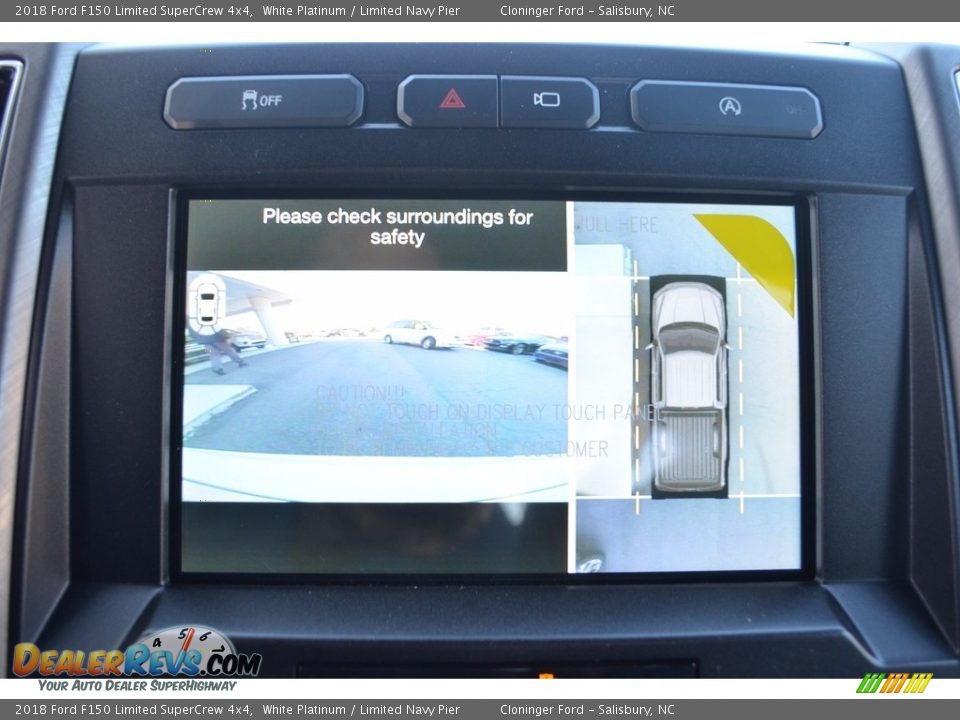 2018 Ford F150 Limited SuperCrew 4x4 White Platinum / Limited Navy Pier Photo #16
