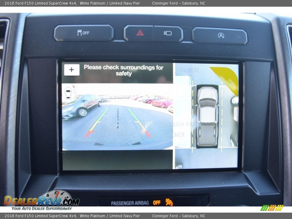 2018 Ford F150 Limited SuperCrew 4x4 White Platinum / Limited Navy Pier Photo #17