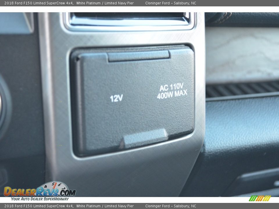 2018 Ford F150 Limited SuperCrew 4x4 White Platinum / Limited Navy Pier Photo #22