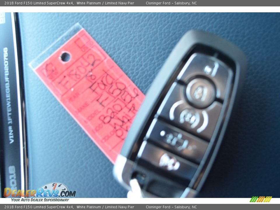 2018 Ford F150 Limited SuperCrew 4x4 White Platinum / Limited Navy Pier Photo #28