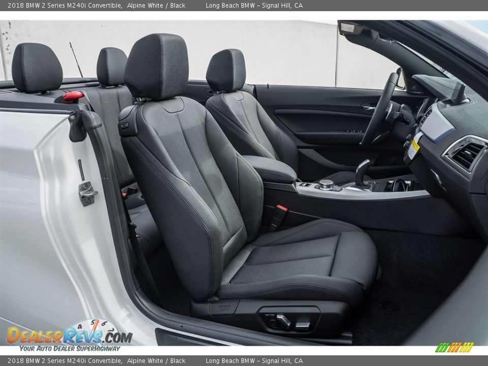 2018 BMW 2 Series M240i Convertible Alpine White / Black Photo #2
