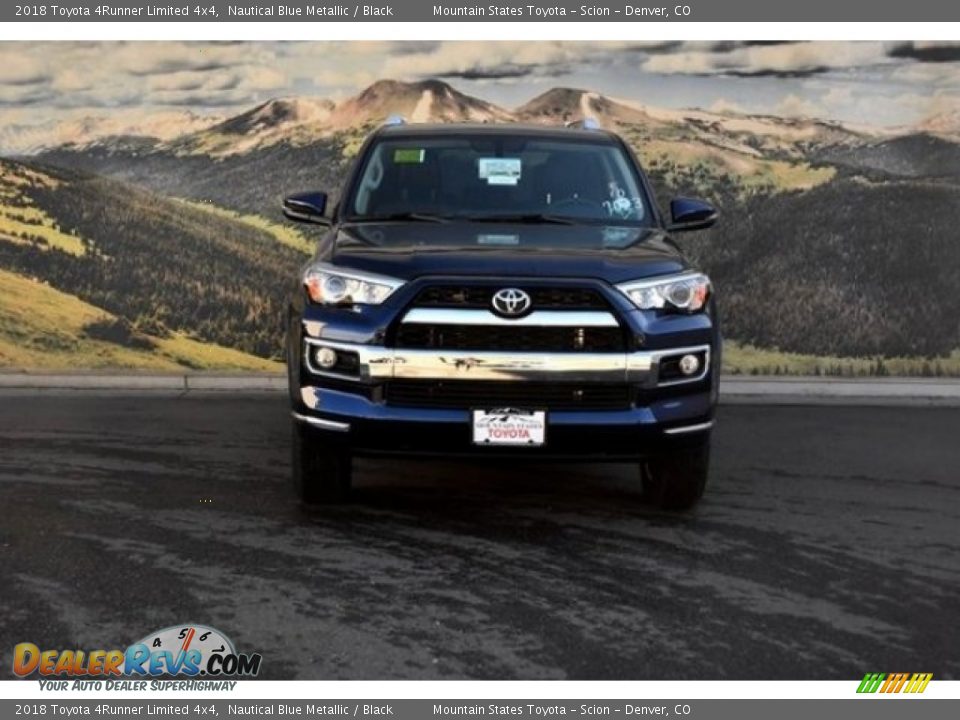 2018 Toyota 4Runner Limited 4x4 Nautical Blue Metallic / Black Photo #2