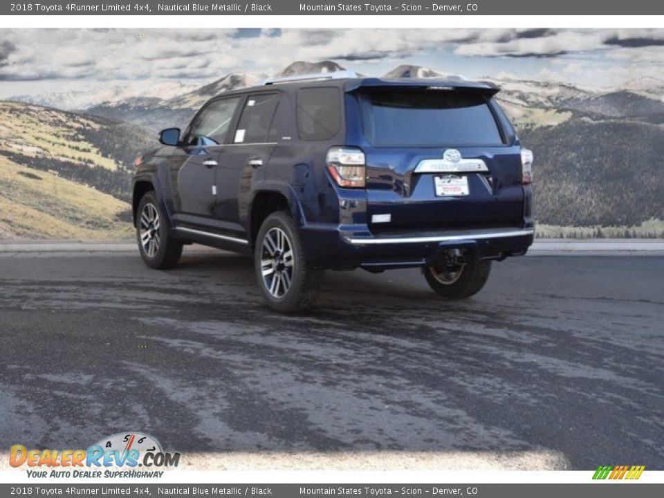 2018 Toyota 4Runner Limited 4x4 Nautical Blue Metallic / Black Photo #3