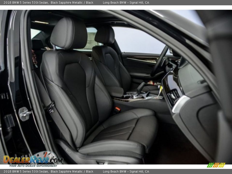 2018 BMW 5 Series 530i Sedan Black Sapphire Metallic / Black Photo #2