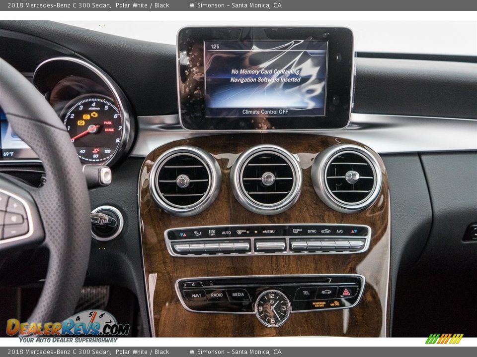 2018 Mercedes-Benz C 300 Sedan Polar White / Black Photo #5