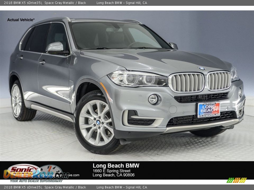 2018 BMW X5 sDrive35i Space Gray Metallic / Black Photo #1