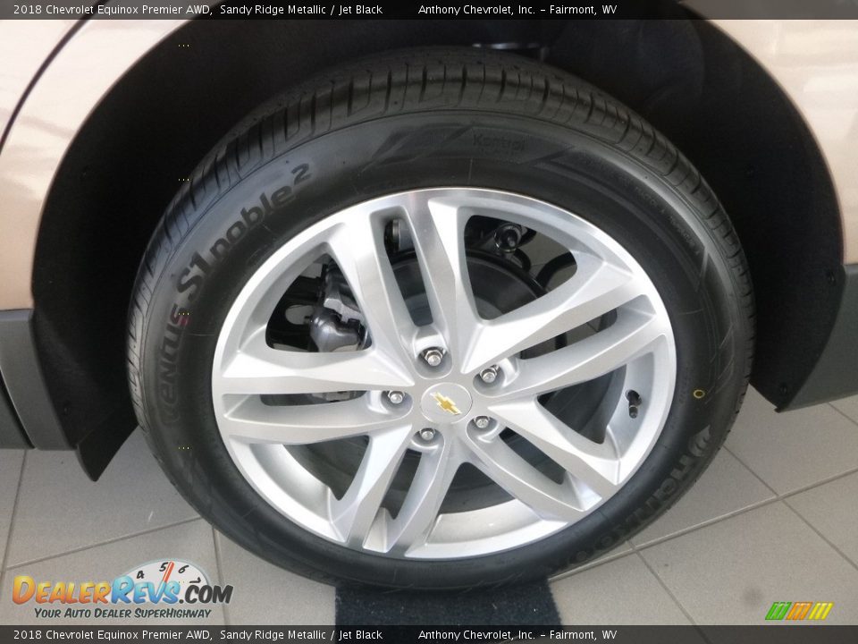 2018 Chevrolet Equinox Premier AWD Sandy Ridge Metallic / Jet Black Photo #5