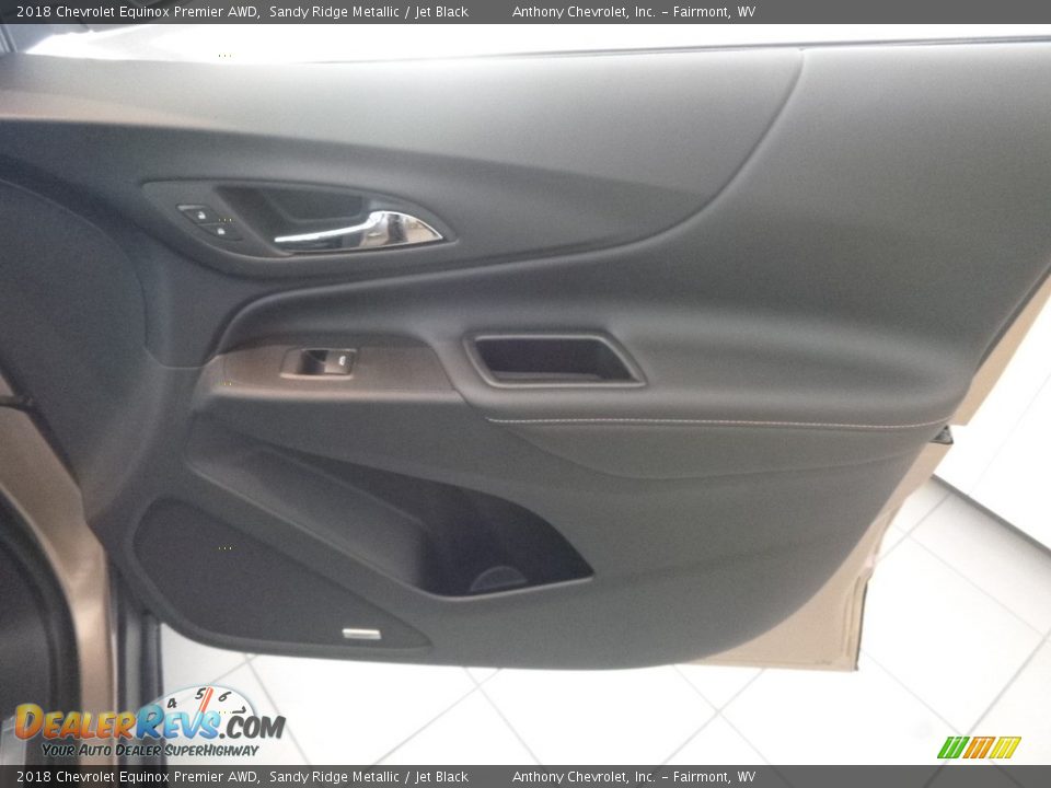 2018 Chevrolet Equinox Premier AWD Sandy Ridge Metallic / Jet Black Photo #9