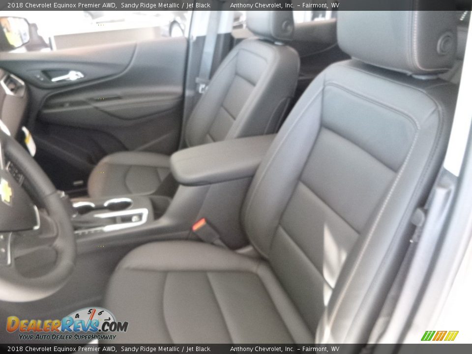 2018 Chevrolet Equinox Premier AWD Sandy Ridge Metallic / Jet Black Photo #14