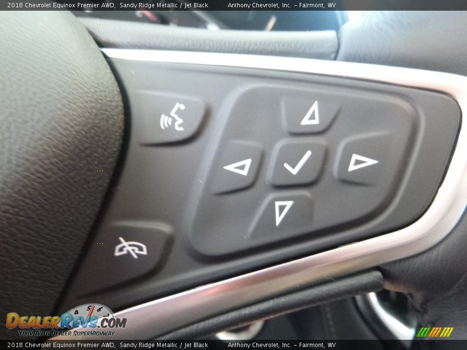 2018 Chevrolet Equinox Premier AWD Sandy Ridge Metallic / Jet Black Photo #18