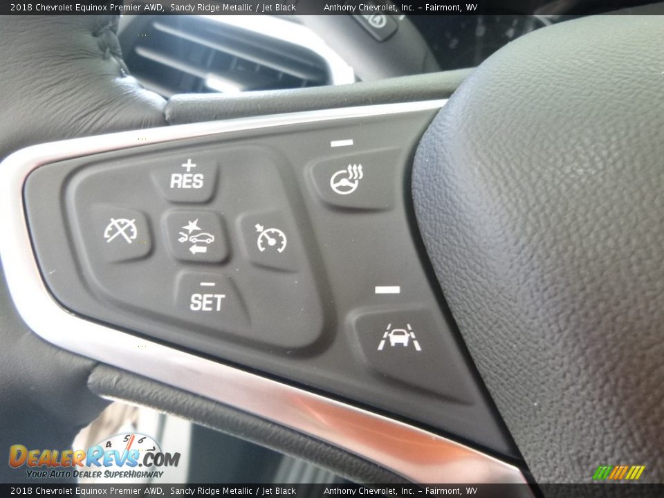 2018 Chevrolet Equinox Premier AWD Sandy Ridge Metallic / Jet Black Photo #19