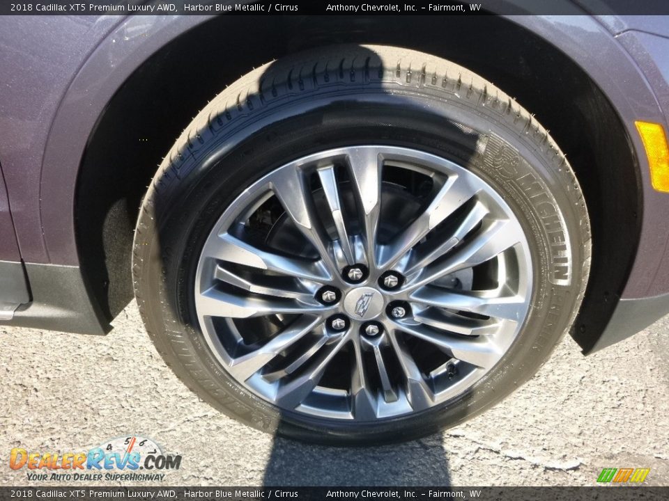 2018 Cadillac XT5 Premium Luxury AWD Harbor Blue Metallic / Cirrus Photo #2