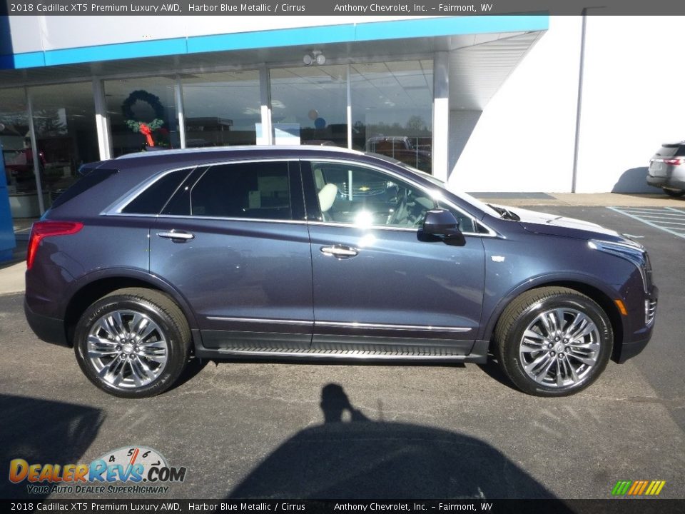 2018 Cadillac XT5 Premium Luxury AWD Harbor Blue Metallic / Cirrus Photo #3