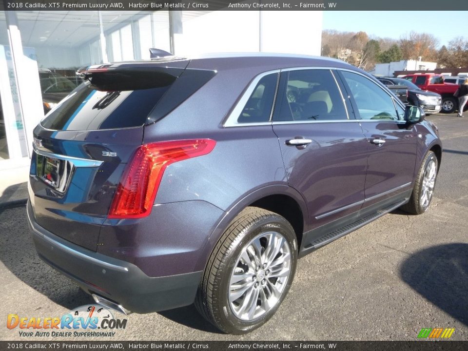 2018 Cadillac XT5 Premium Luxury AWD Harbor Blue Metallic / Cirrus Photo #4