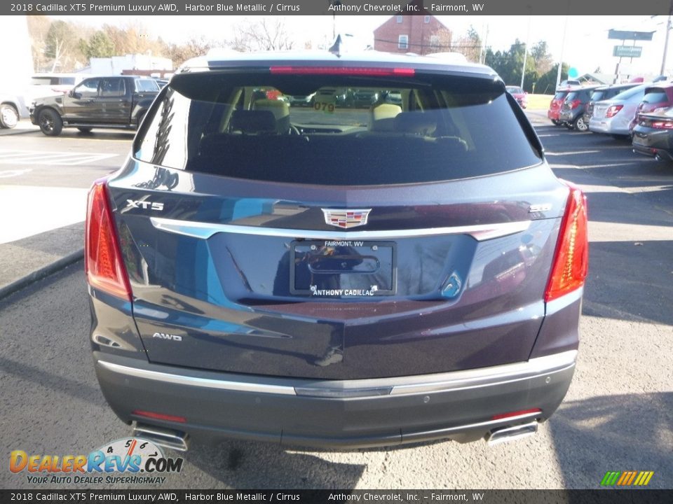 2018 Cadillac XT5 Premium Luxury AWD Harbor Blue Metallic / Cirrus Photo #5