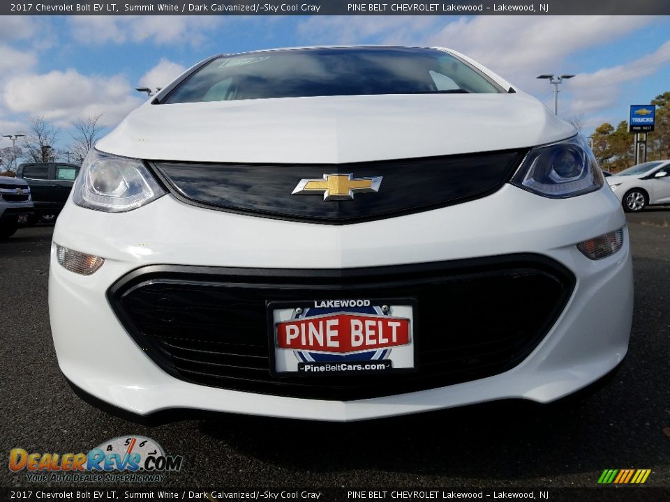 2017 Chevrolet Bolt EV LT Summit White / Dark Galvanized/­Sky Cool Gray Photo #2
