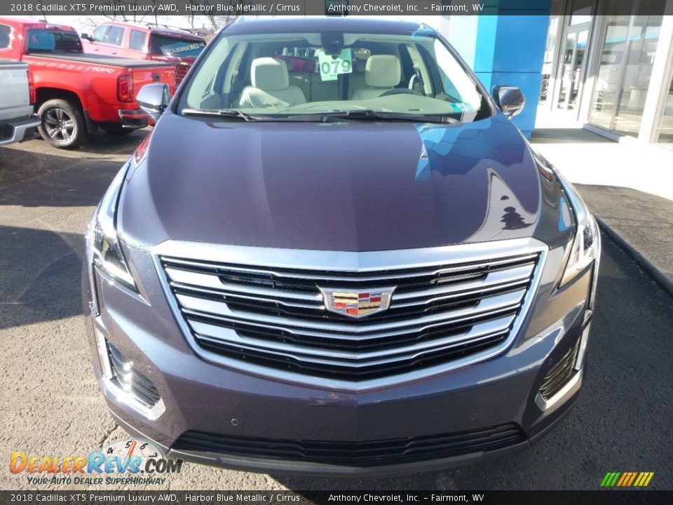 2018 Cadillac XT5 Premium Luxury AWD Harbor Blue Metallic / Cirrus Photo #8