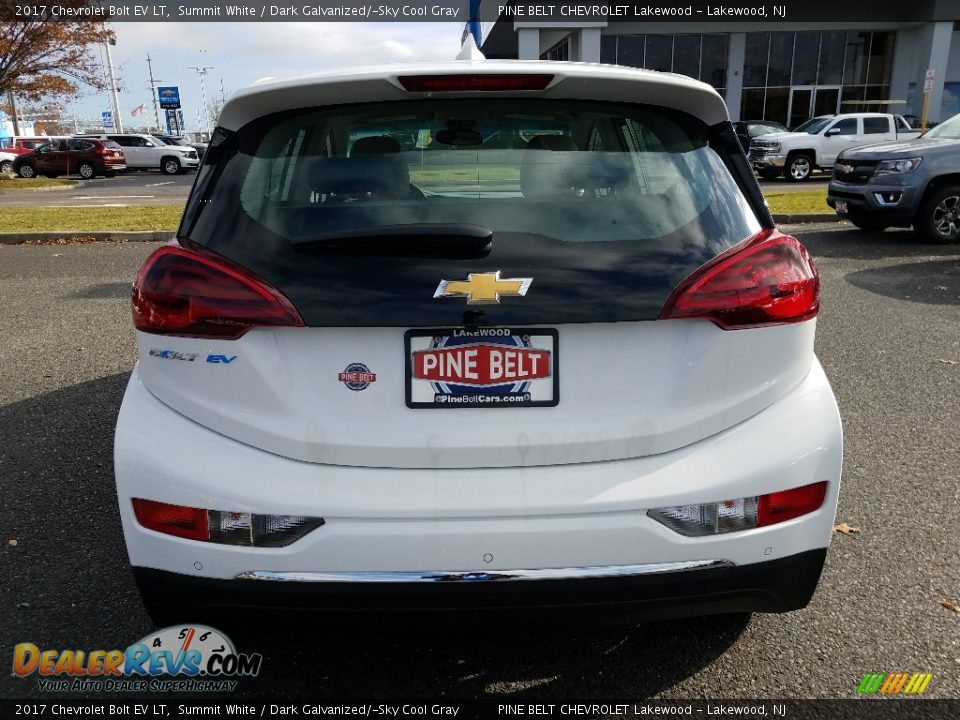 2017 Chevrolet Bolt EV LT Summit White / Dark Galvanized/­Sky Cool Gray Photo #5