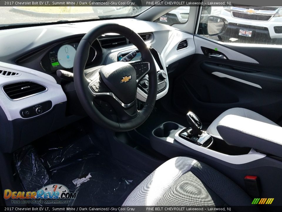 2017 Chevrolet Bolt EV LT Summit White / Dark Galvanized/­Sky Cool Gray Photo #7