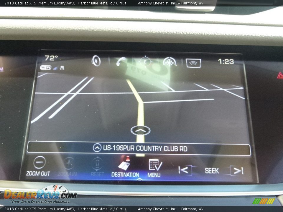 2018 Cadillac XT5 Premium Luxury AWD Harbor Blue Metallic / Cirrus Photo #17