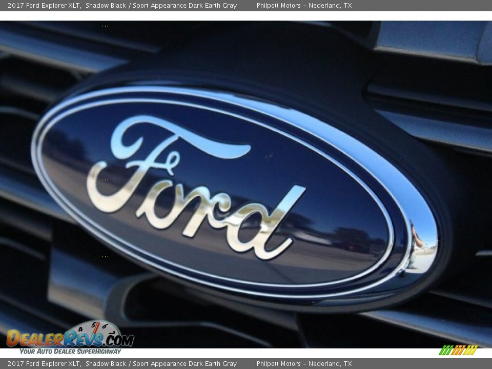 2017 Ford Explorer XLT Shadow Black / Sport Appearance Dark Earth Gray Photo #4