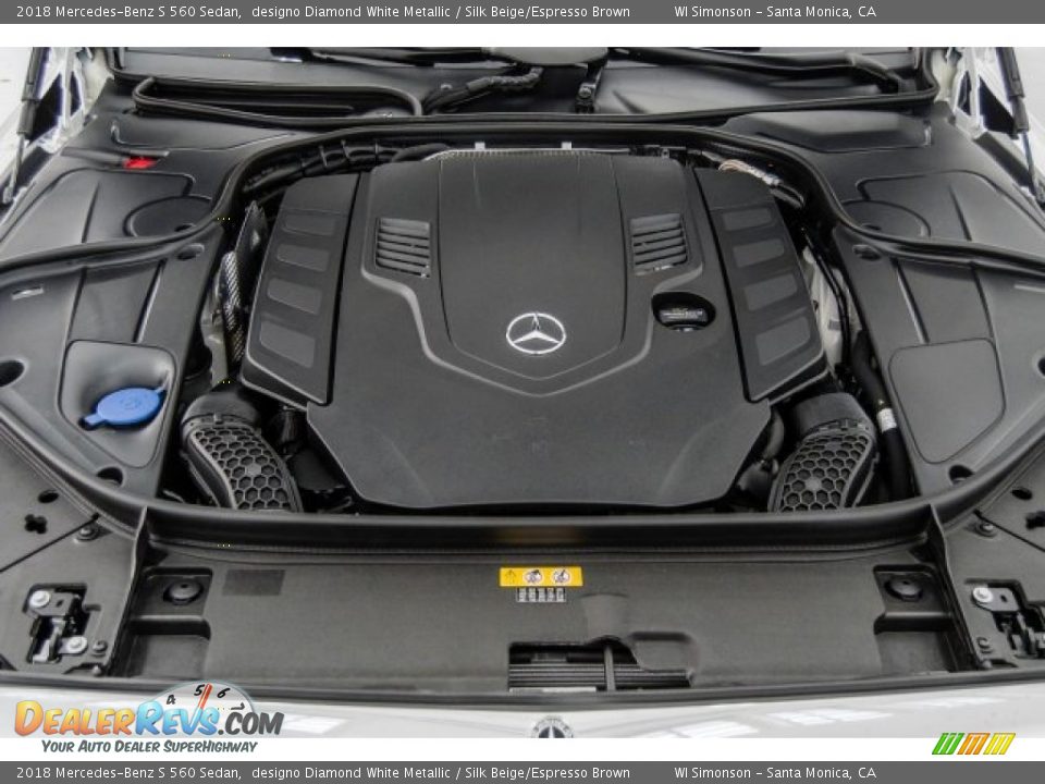 2018 Mercedes-Benz S 560 Sedan 4.0 Liter biturbo DOHC 32-Valve VVT V8 Engine Photo #8