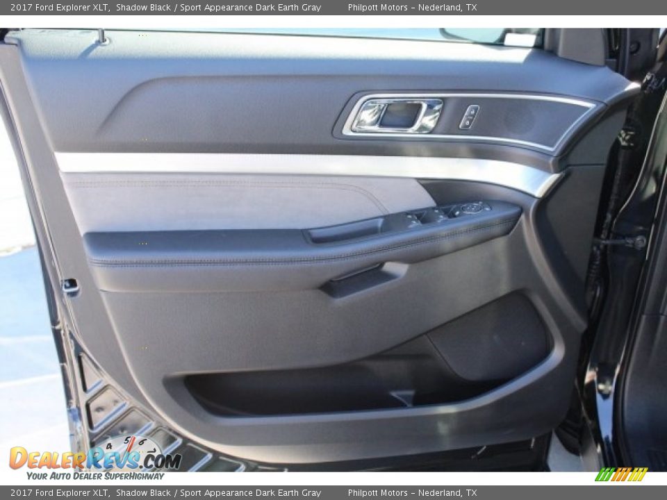 2017 Ford Explorer XLT Shadow Black / Sport Appearance Dark Earth Gray Photo #9