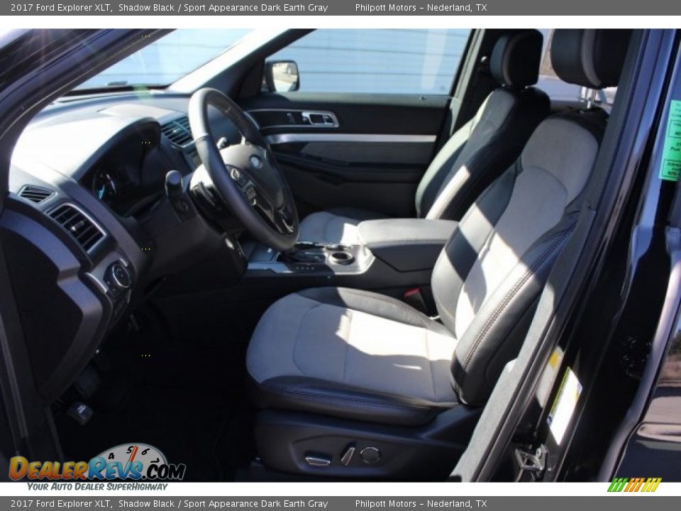 2017 Ford Explorer XLT Shadow Black / Sport Appearance Dark Earth Gray Photo #11