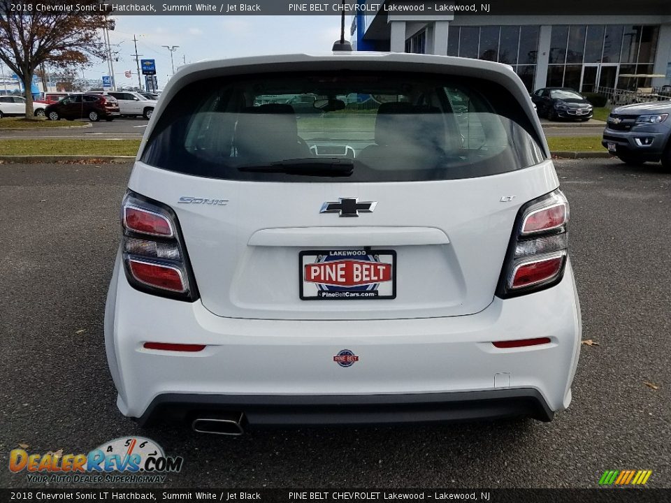 2018 Chevrolet Sonic LT Hatchback Summit White / Jet Black Photo #5