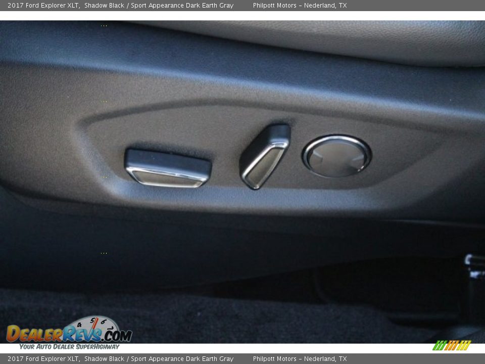 2017 Ford Explorer XLT Shadow Black / Sport Appearance Dark Earth Gray Photo #12