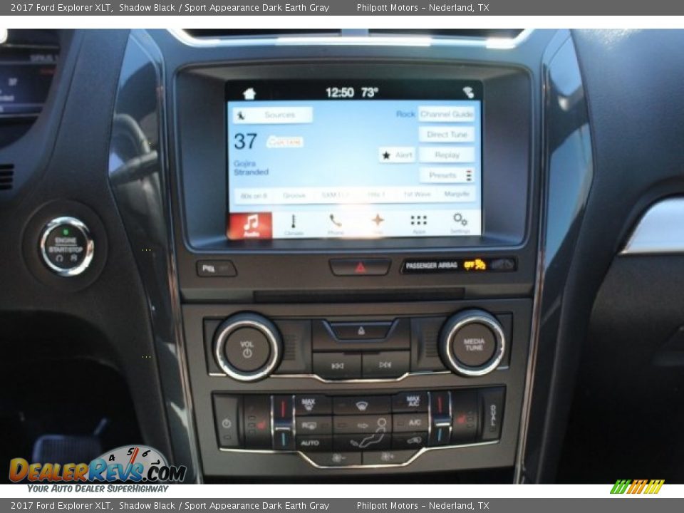 2017 Ford Explorer XLT Shadow Black / Sport Appearance Dark Earth Gray Photo #15