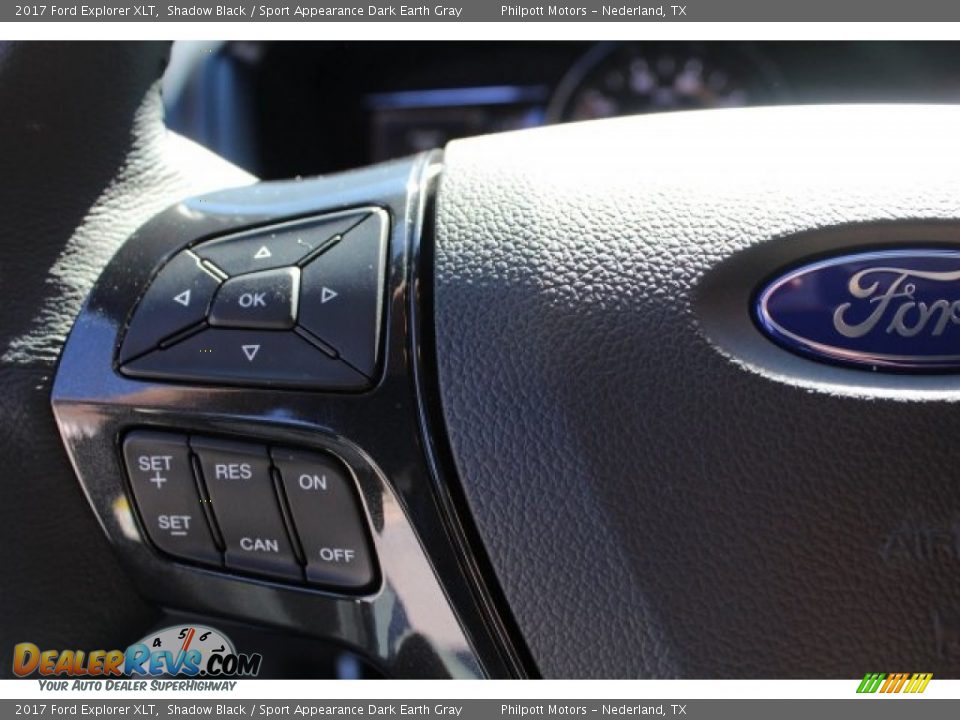 2017 Ford Explorer XLT Shadow Black / Sport Appearance Dark Earth Gray Photo #18