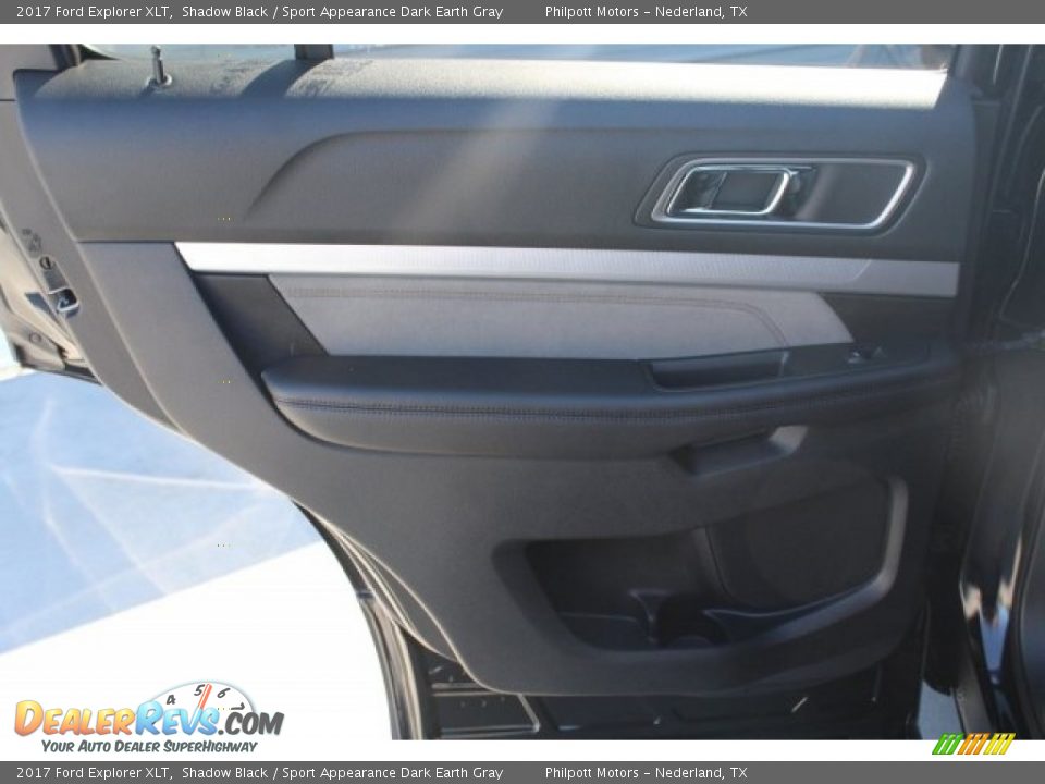 2017 Ford Explorer XLT Shadow Black / Sport Appearance Dark Earth Gray Photo #22