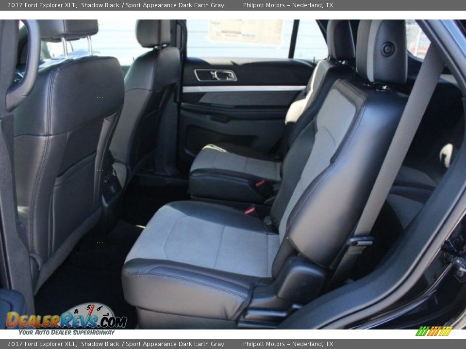 2017 Ford Explorer XLT Shadow Black / Sport Appearance Dark Earth Gray Photo #23