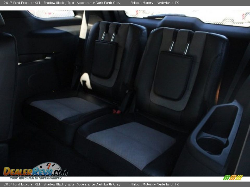 2017 Ford Explorer XLT Shadow Black / Sport Appearance Dark Earth Gray Photo #24