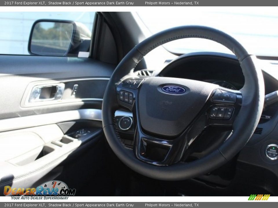 2017 Ford Explorer XLT Shadow Black / Sport Appearance Dark Earth Gray Photo #26