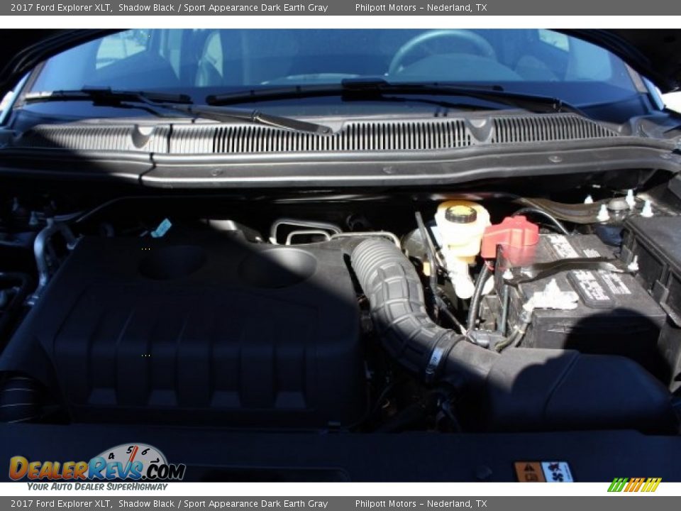 2017 Ford Explorer XLT Shadow Black / Sport Appearance Dark Earth Gray Photo #29