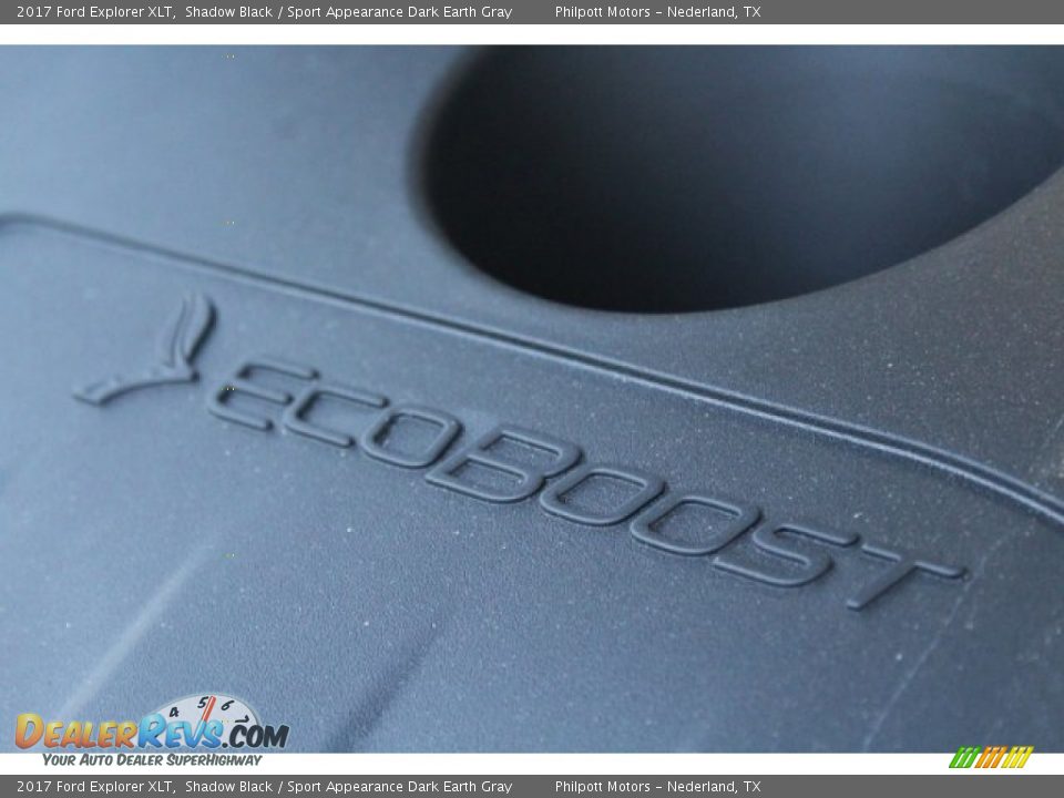 2017 Ford Explorer XLT Shadow Black / Sport Appearance Dark Earth Gray Photo #30