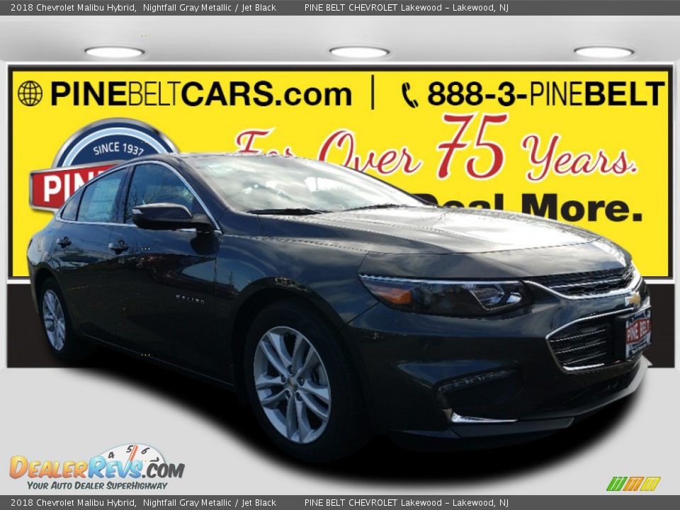 2018 Chevrolet Malibu Hybrid Nightfall Gray Metallic / Jet Black Photo #1