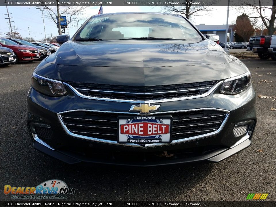 2018 Chevrolet Malibu Hybrid Nightfall Gray Metallic / Jet Black Photo #2