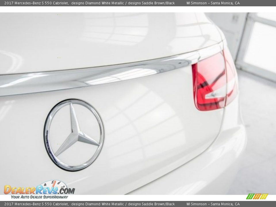2017 Mercedes-Benz S 550 Cabriolet designo Diamond White Metallic / designo Saddle Brown/Black Photo #7