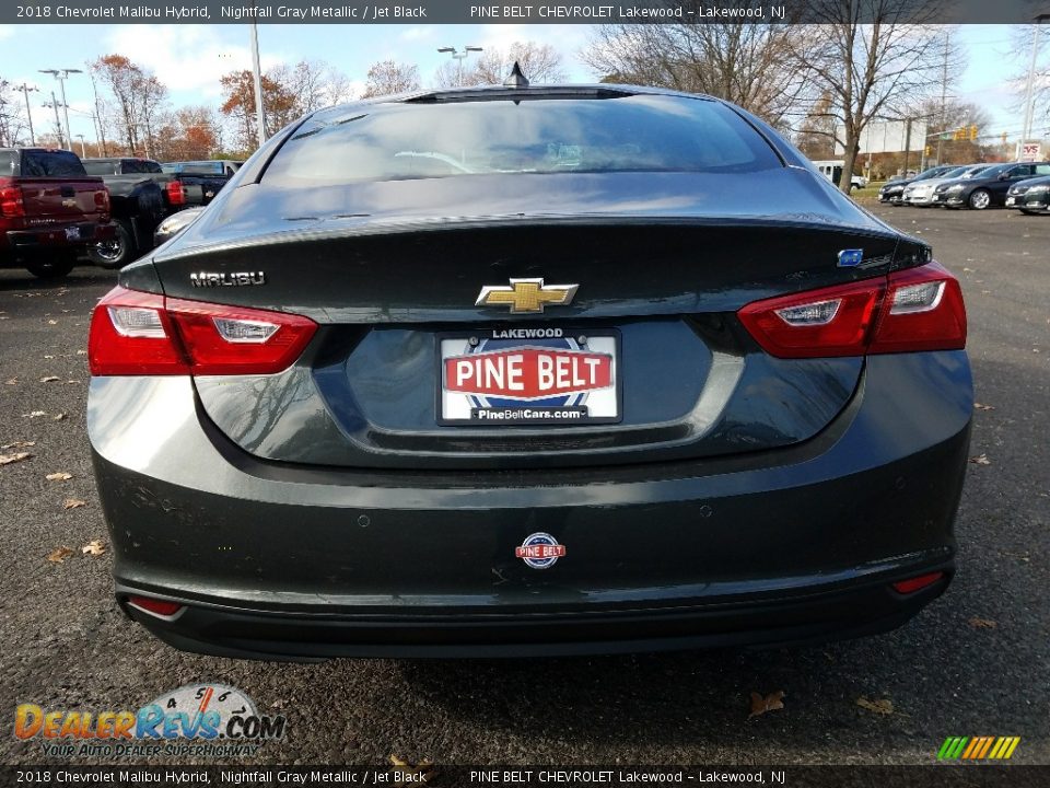 2018 Chevrolet Malibu Hybrid Nightfall Gray Metallic / Jet Black Photo #5