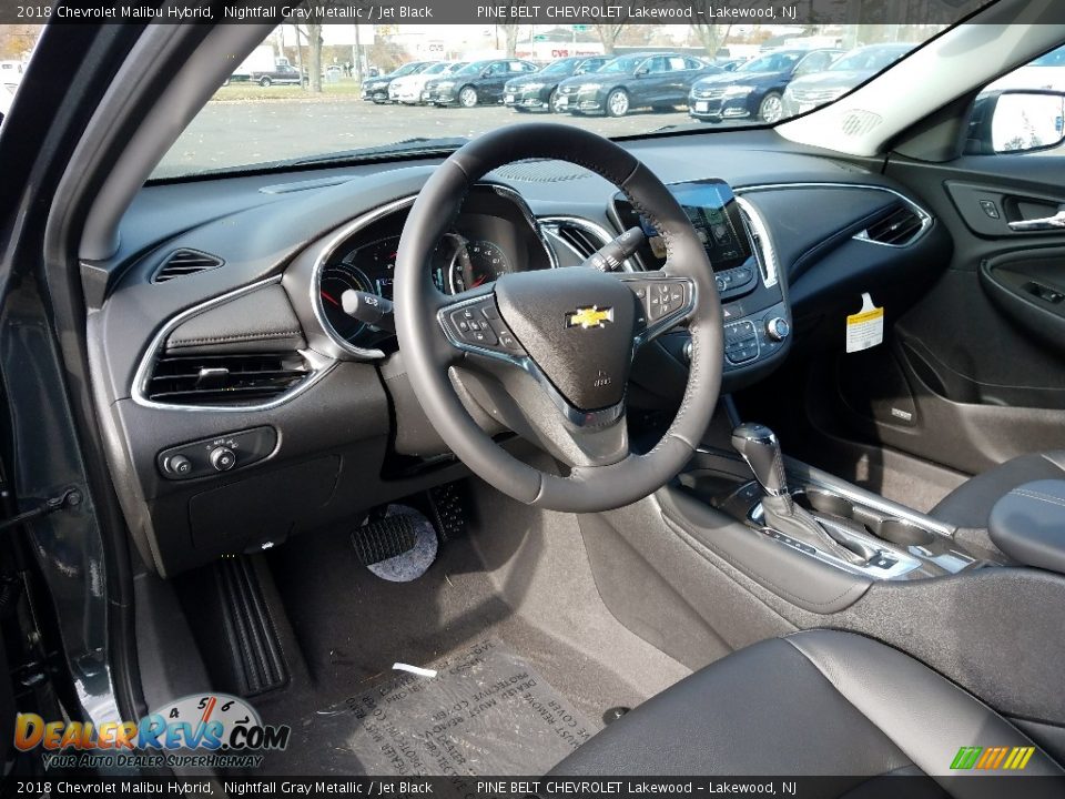 Jet Black Interior - 2018 Chevrolet Malibu Hybrid Photo #7