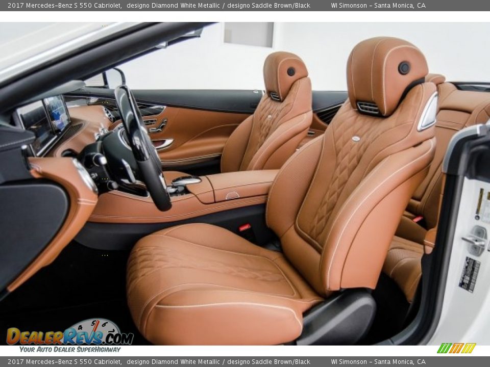 Front Seat of 2017 Mercedes-Benz S 550 Cabriolet Photo #17