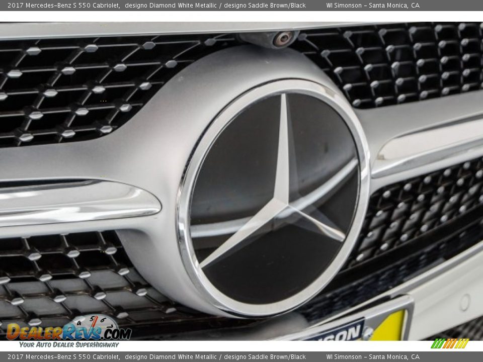 2017 Mercedes-Benz S 550 Cabriolet designo Diamond White Metallic / designo Saddle Brown/Black Photo #28