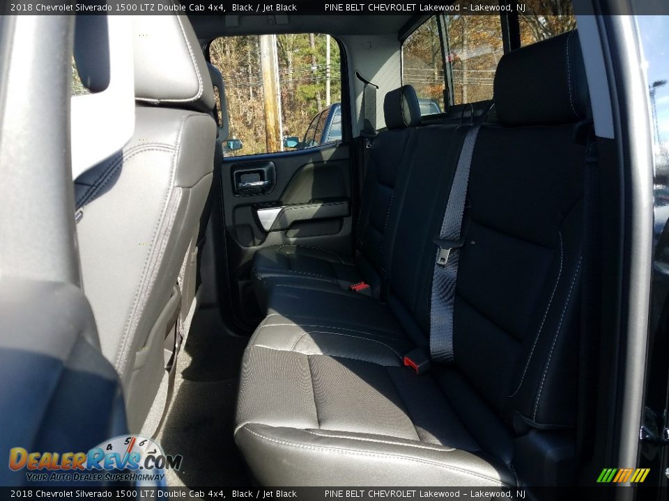 2018 Chevrolet Silverado 1500 LTZ Double Cab 4x4 Black / Jet Black Photo #6