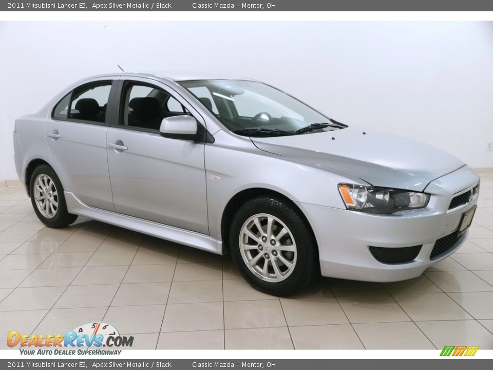 2011 Mitsubishi Lancer ES Apex Silver Metallic / Black Photo #1