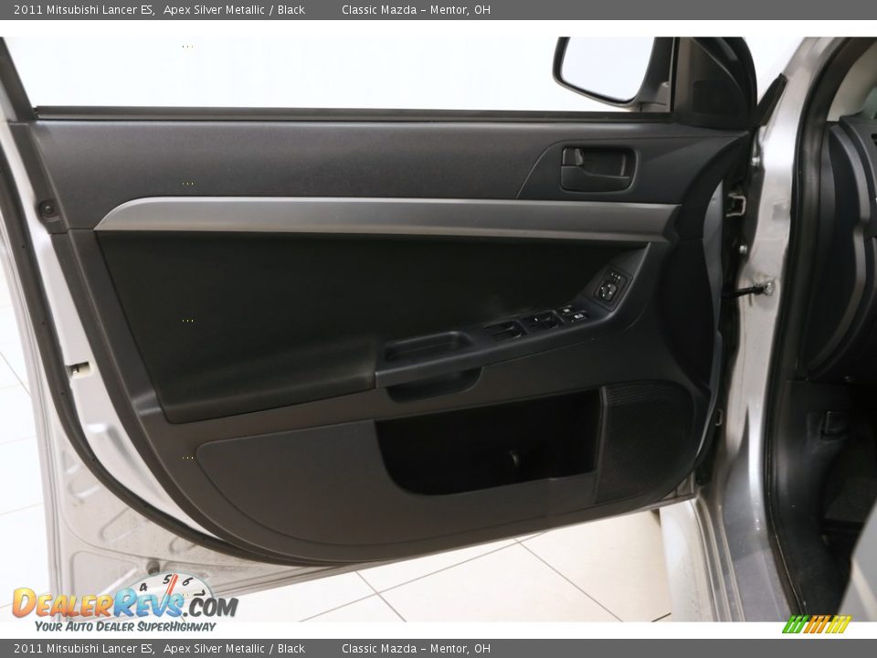 2011 Mitsubishi Lancer ES Apex Silver Metallic / Black Photo #4