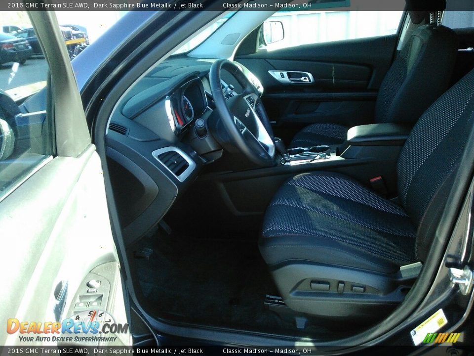 2016 GMC Terrain SLE AWD Dark Sapphire Blue Metallic / Jet Black Photo #3
